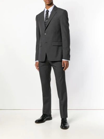 Shop Givenchy Classic Two-piece Suit In Grey
