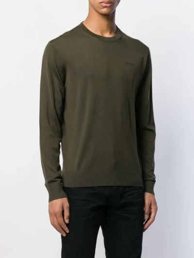 Shop Dsquared2 Crew Neck Jumper In Green