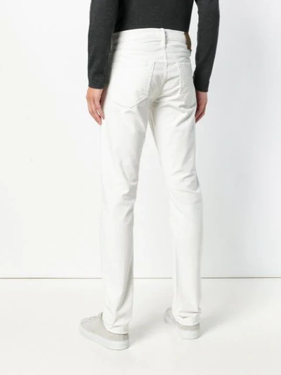 Shop Tom Ford Straight Trousers In White