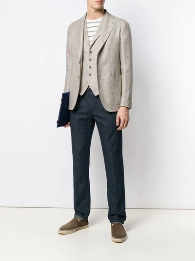 Incotex Straight-leg Trousers In Blue