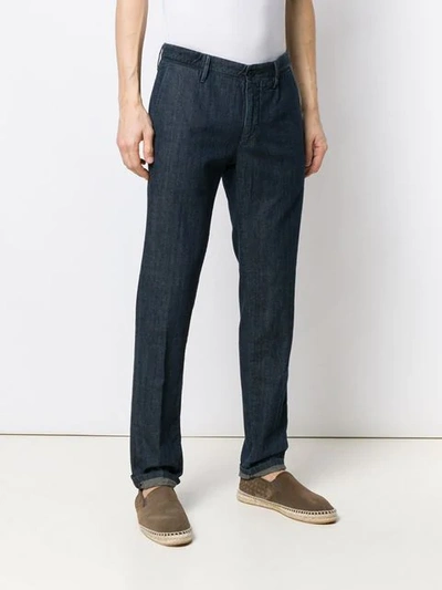 Incotex Straight-leg Trousers In Blue