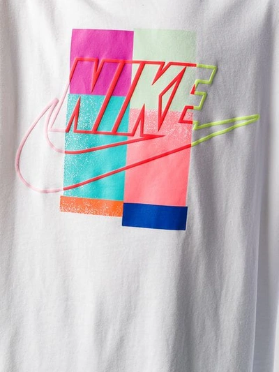 Shop Nike Printed Sweatshirt In White