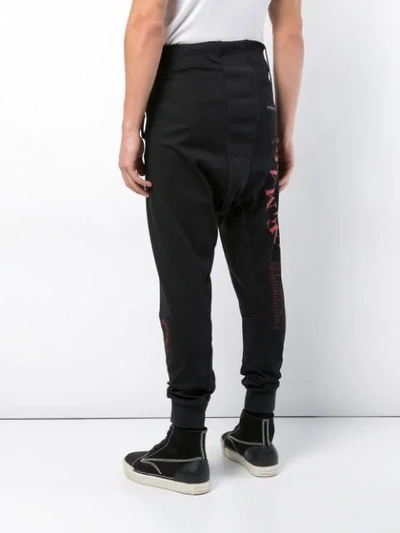 Shop 11 By Boris Bidjan Saberi Logo Print Drop In Black