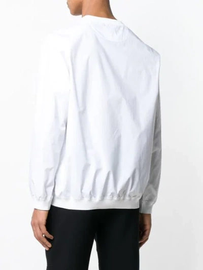 Shop Fendi Bugs Eye Sweatshirt In White