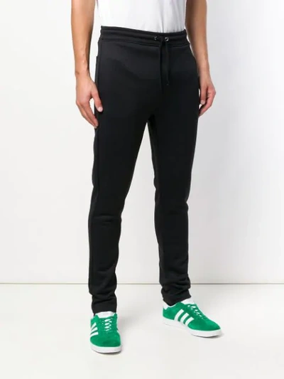 Shop Kenzo Color Slim Track Pants In Black