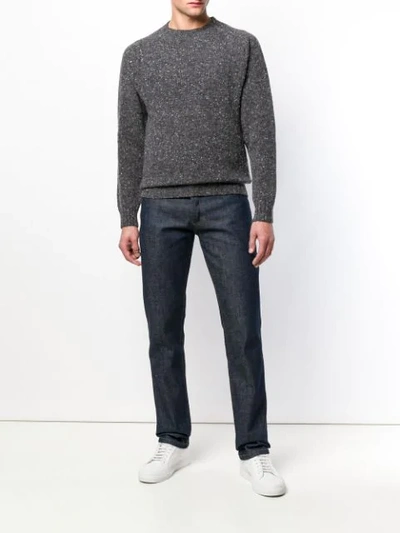 Howlin' Crew Neck Jumper In Charcoal