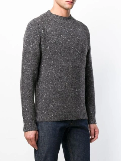 Shop Howlin' Crew Neck Jumper In Charcoal