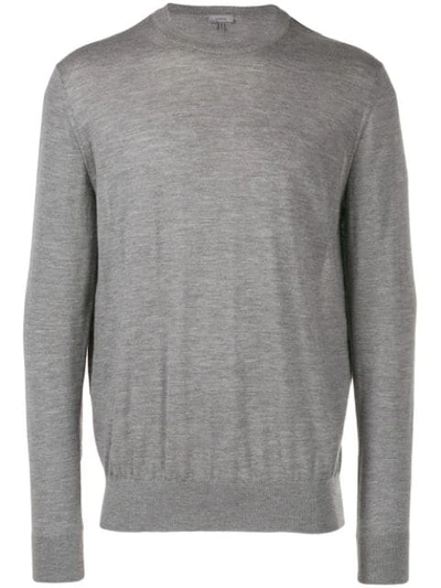 Shop Lanvin Fine Knit Jumper In Grey