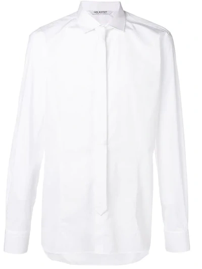 Shop Neil Barrett Classic Shirt In 03 White