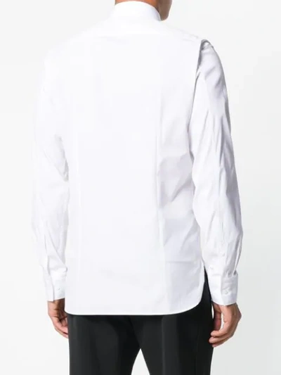 Shop Neil Barrett Classic Shirt In 03 White