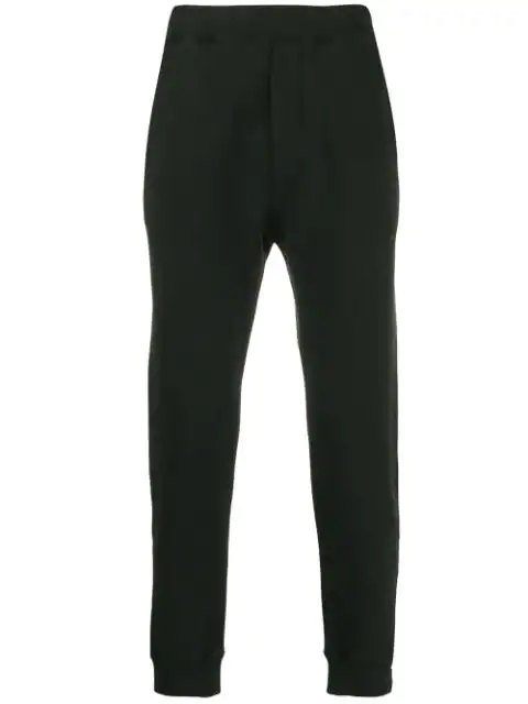 plain black track pants