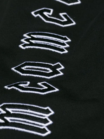 Shop Mcq By Alexander Mcqueen Logo Print Track Pants In Black