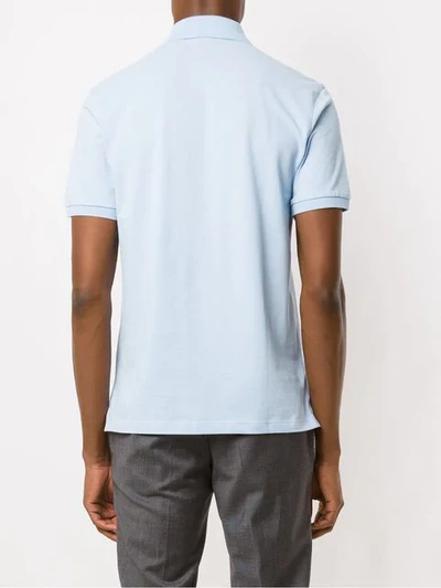 Shop Hugo Boss Short-sleeve Polo Shirt In Blue