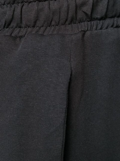 Shop Alchemy Dropped Crotch Track Trousers In Black