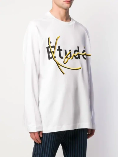 Shop Etudes Studio Karl Kani Edition Sweatshirt In White