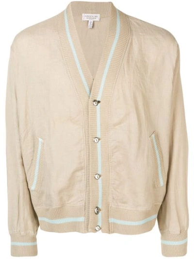 Pre-owned Givenchy 1980's Bomber Jacket In Neutrals