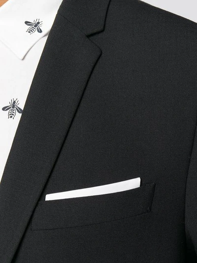 Shop Neil Barrett Two Piece Formal Suit In Black