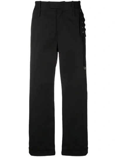 Shop Craig Green Straight-leg Trousers In Black