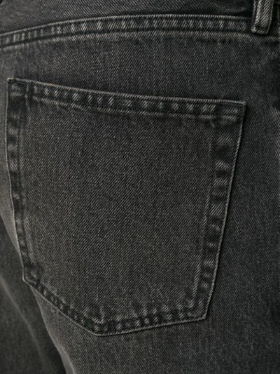Shop Balenciaga Lockere Bootcut-jeans In Black