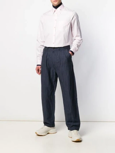 GUCCI CLASSIC FIT SHIRT - 粉色