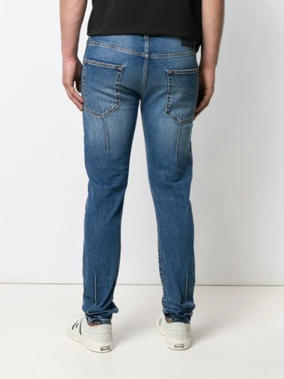 Shop Paura Slim Fit Jeans In Blue