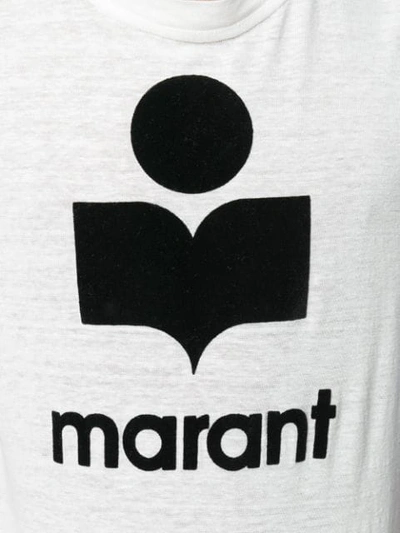 Shop Isabel Marant Karman T-shirt In White