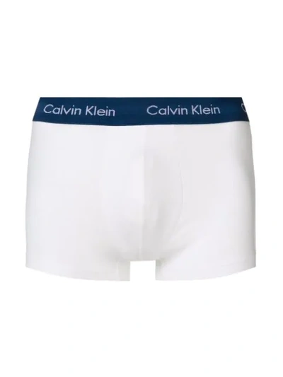 Shop Calvin Klein Underwear Logo Boxers In White