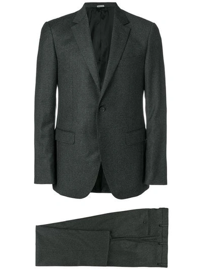 Shop Lanvin Classic Fitted Suit In Grey