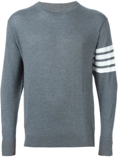 Shop Thom Browne Basic Jumper - Grey