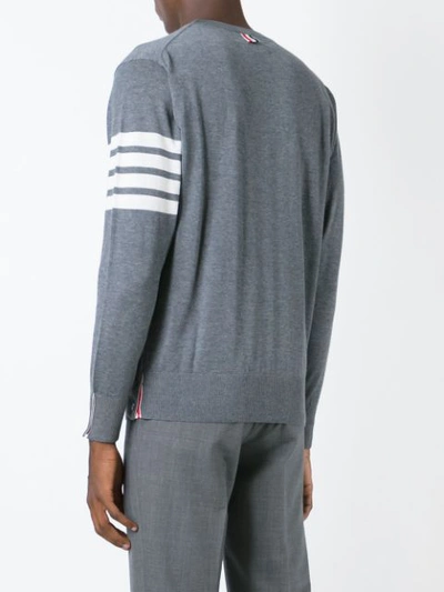 Shop Thom Browne Basic Jumper - Grey