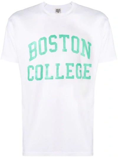 Shop Wild Donkey Boston T-shirt - White