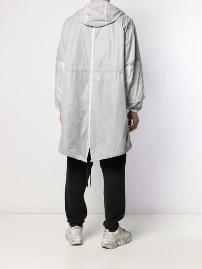 Shop Acne Studios Mepa1 Military Fishtail Parka In Grey