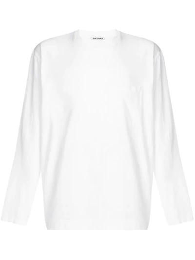 Shop Our Legacy Long Sleeve T-shirt In White