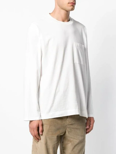 Shop Our Legacy Long Sleeve T-shirt In White