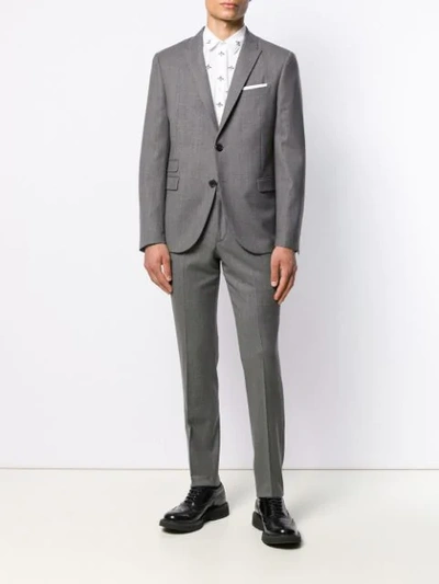 Shop Neil Barrett Two-piece Suit In Grey