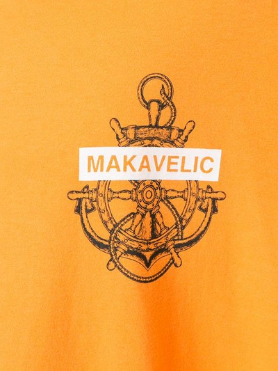 MAKAVELIC VOYAGE LONG SLEEVE T-SHIRT - 橘色
