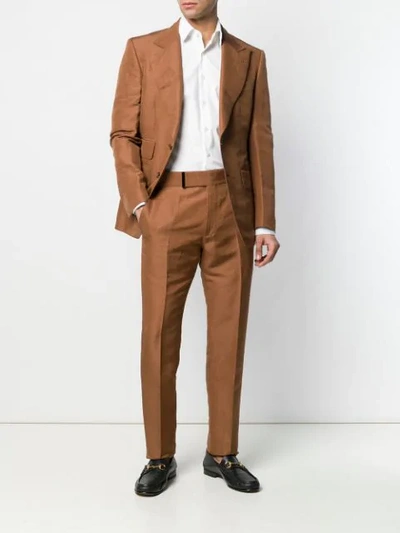Shop Tom Ford Two-piece Formal Suit - Brown