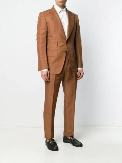 Shop Tom Ford Two-piece Formal Suit - Brown