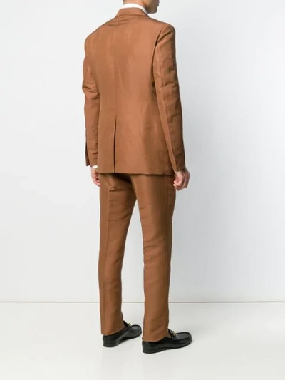 Shop Tom Ford Two-piece Formal Suit - Brown