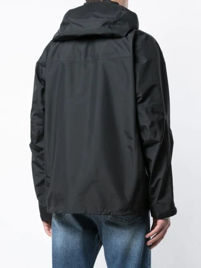 Shop Loewe Hooded Jacket In Black