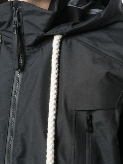 Shop Loewe Hooded Jacket In Black