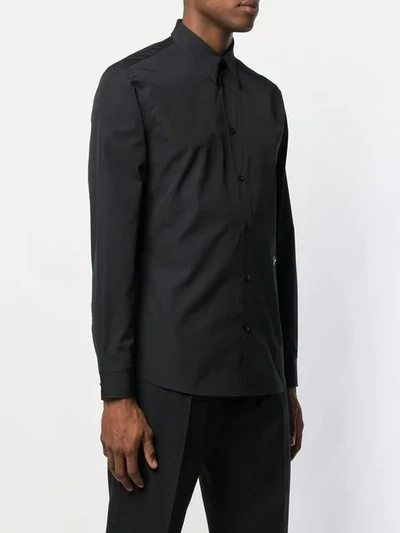 Shop Givenchy Longsleeved Shirt In Black