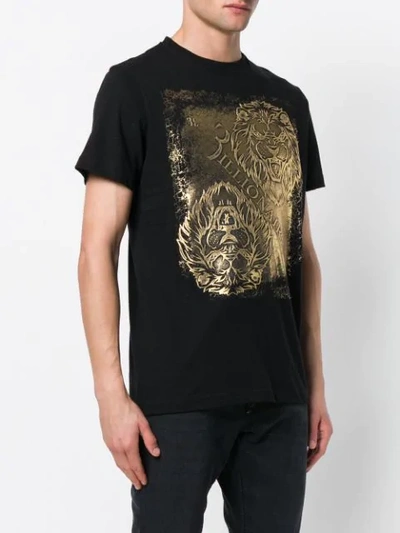 Shop Billionaire Lion Print T-shirt - Black