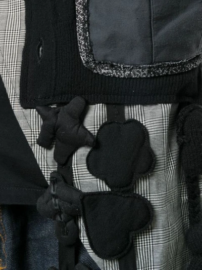 Pre-owned Comme Des Garçons Herringbone Jacket In Black