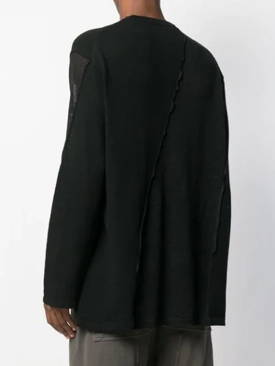 Shop Yohji Yamamoto Fine Knit Jumper In Black