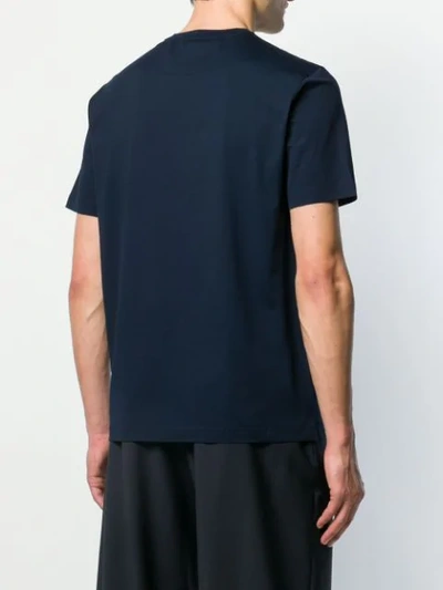 Shop Prada Chest Pocket T-shirt In Blue