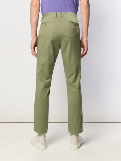 Shop Polo Ralph Lauren Classic Chino Trousers In Green