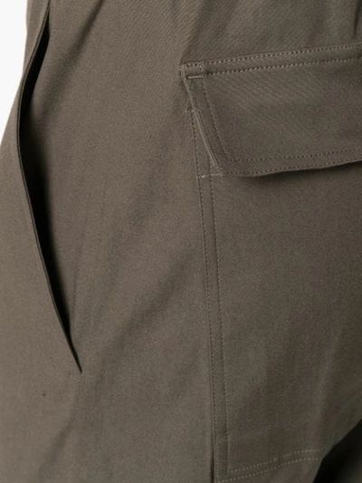 Shop Rick Owens Drop-crotch Trousers - Grey
