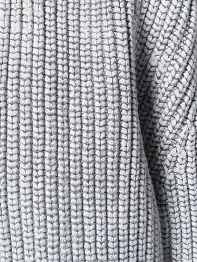 Shop Maison Margiela Cardigan Mit Reissverschluss - Grau In Grey