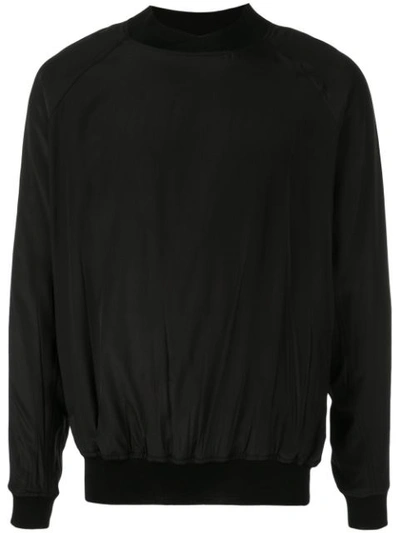 Shop Haider Ackermann High Neck Sweatshirt In Black